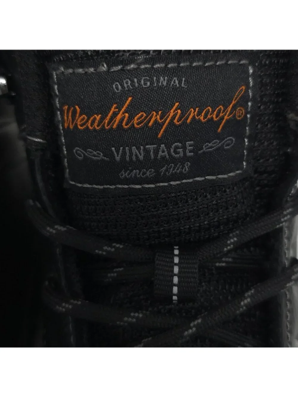 New Weatherproof Vintage Jace Black Combat Hiking Boots Men’s 10M